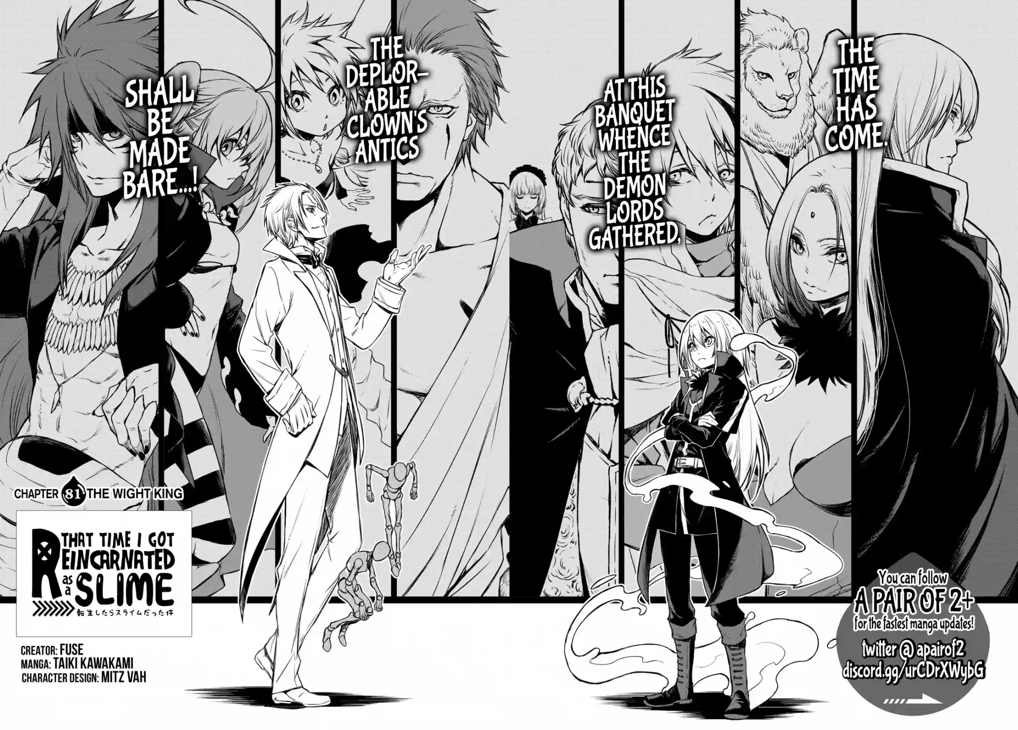 Tensei Shitara Slime Datta Ken Chapter 81: The Wight King