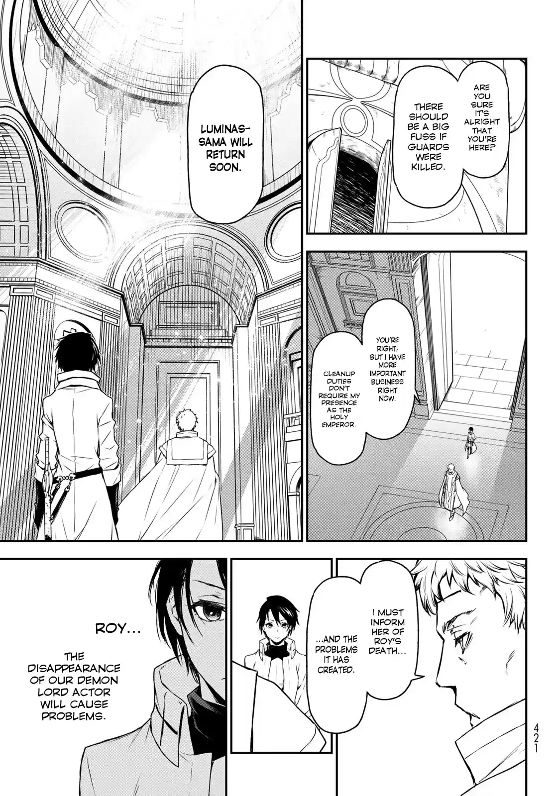 Tensei Shitara Slime Datta Ken Chapter 87: God's Right Hand