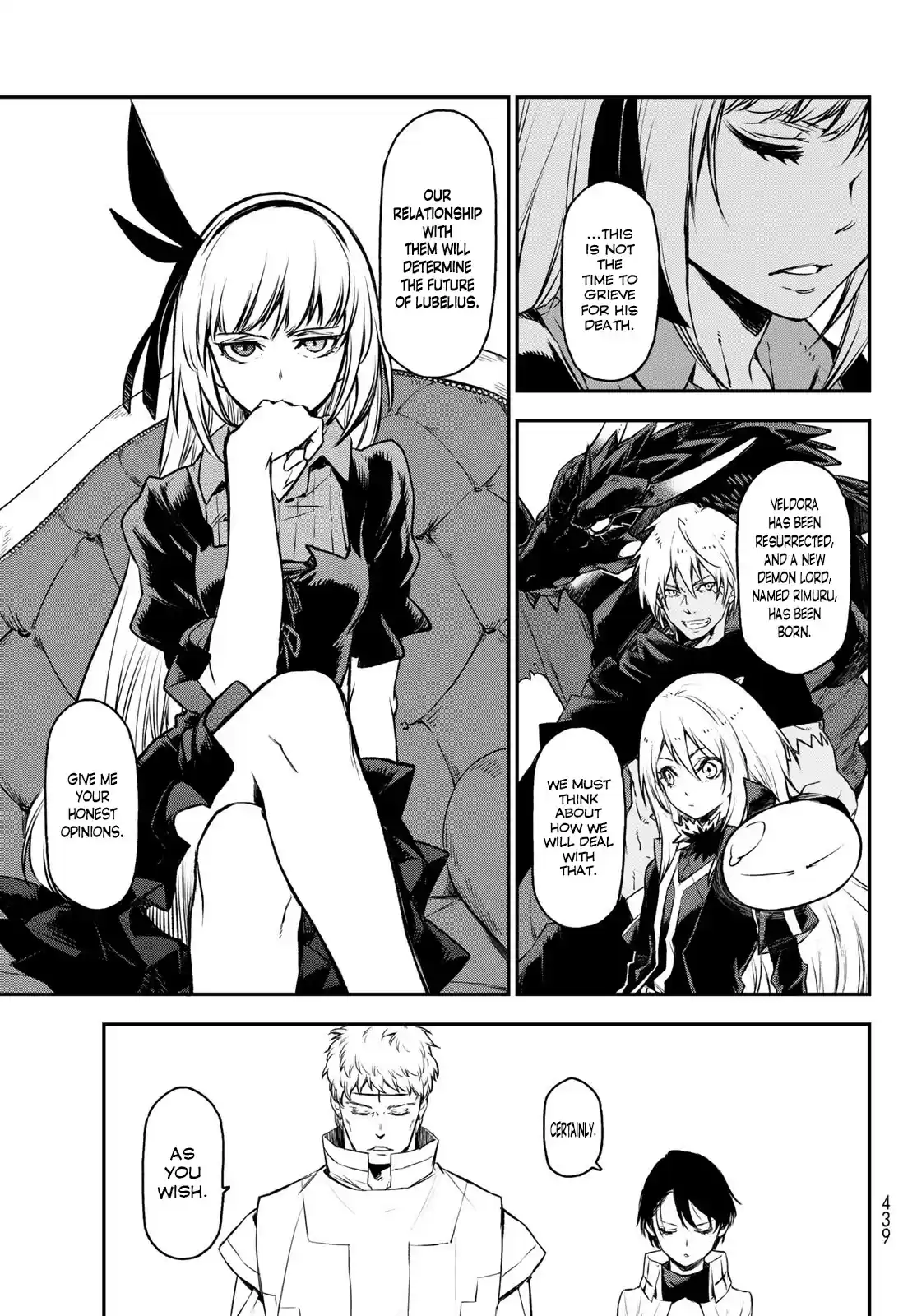 Tensei Shitara Slime Datta Ken Chapter 87: God's Right Hand