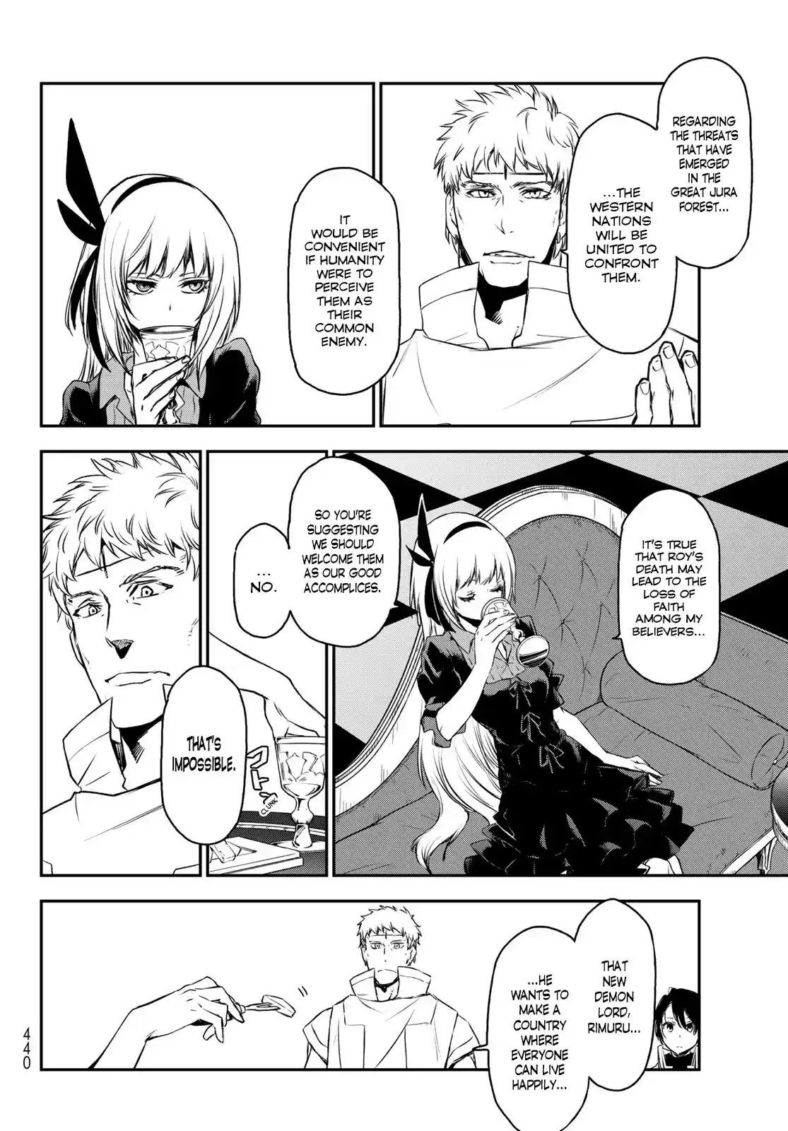 Tensei Shitara Slime Datta Ken Chapter 87: God's Right Hand