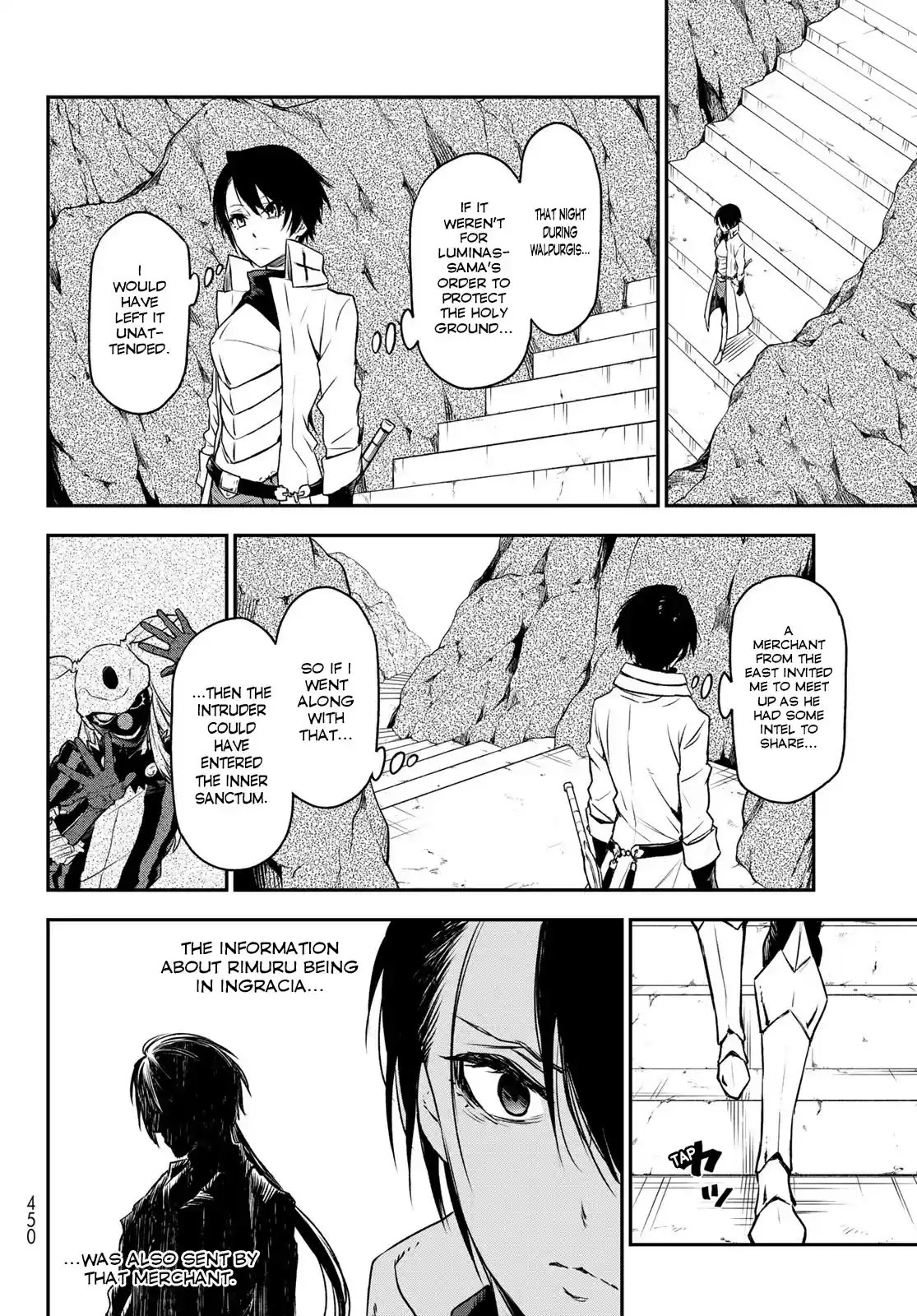 Tensei Shitara Slime Datta Ken Chapter 87: God's Right Hand