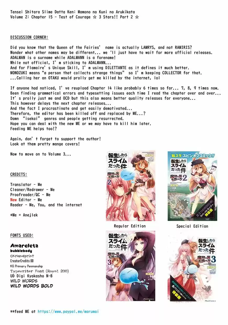 Tensei Shitara Slime Datta Ken: Mabutsu no Kuni no Arukikata 15