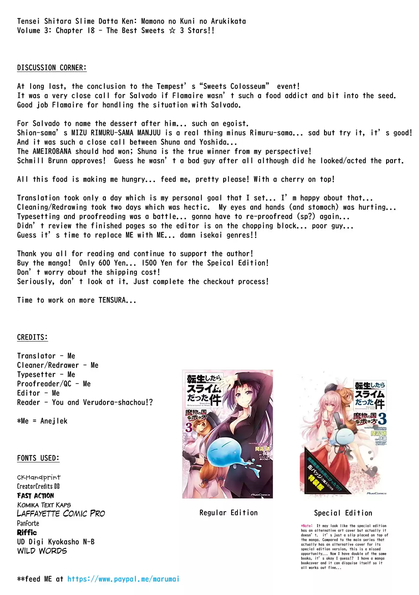 Tensei Shitara Slime Datta Ken: Mabutsu no Kuni no Arukikata vol.3 ch.18