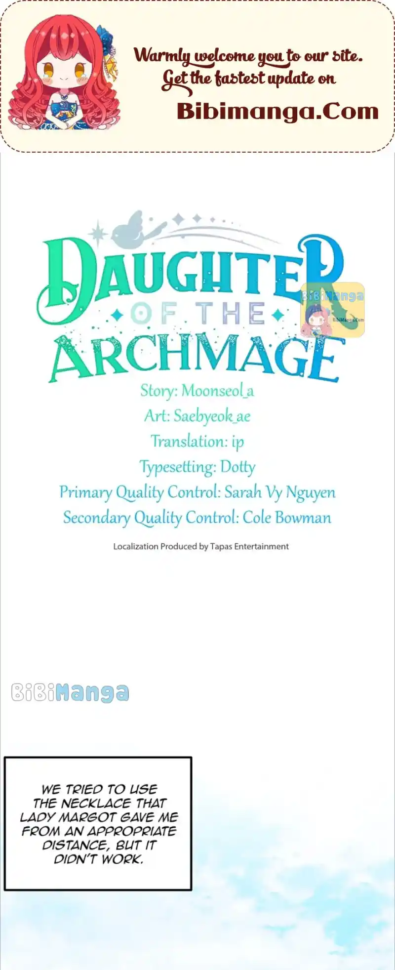 The Archmage's Daughter Chapter 190