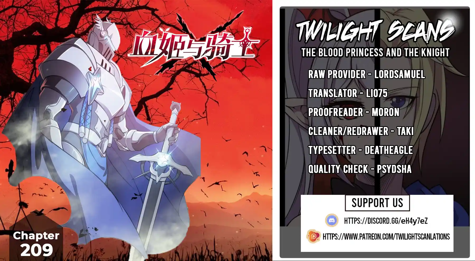 The Blood Princess And The Knight Vol.7 Chapter 209