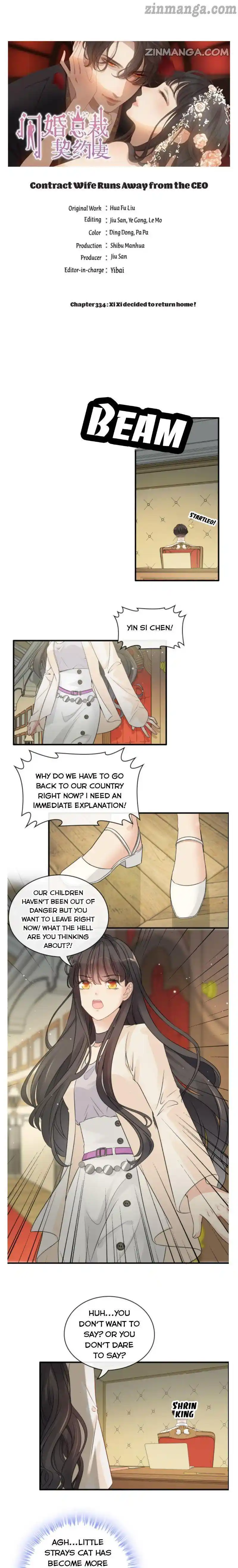 The Boss Shotgun Wedding Chapter 334