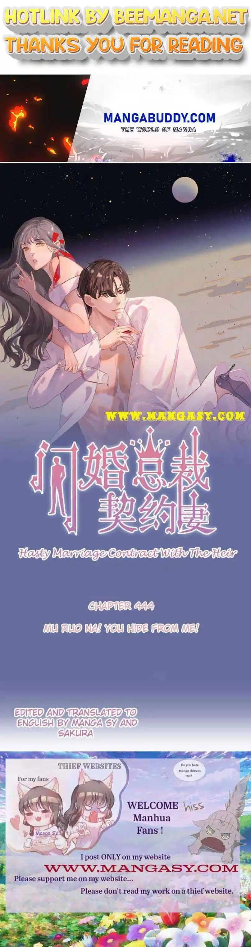 The Boss Shotgun Wedding Chapter 444