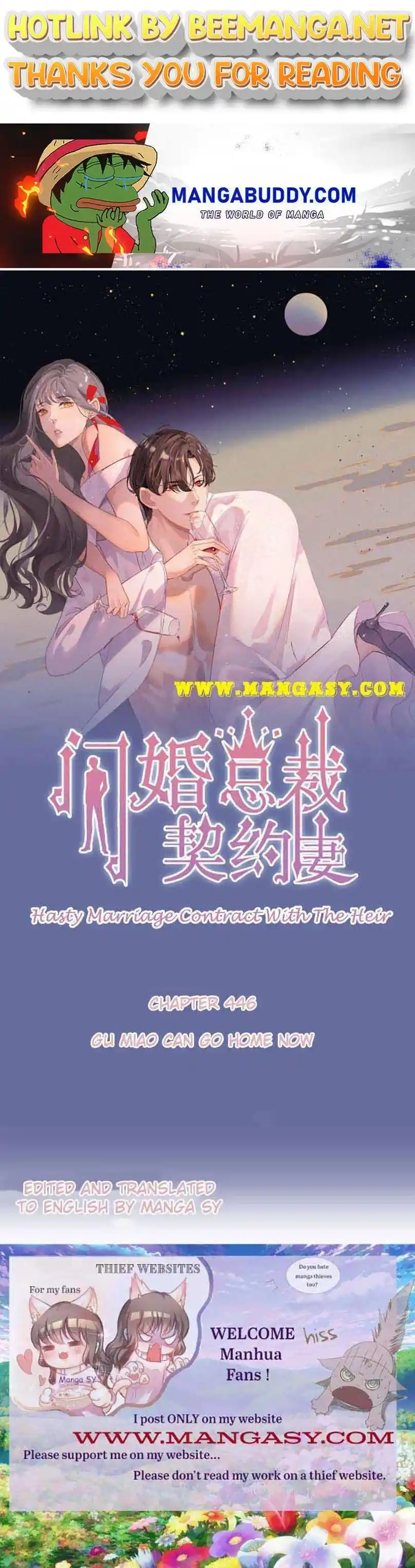 The Boss Shotgun Wedding Chapter 446