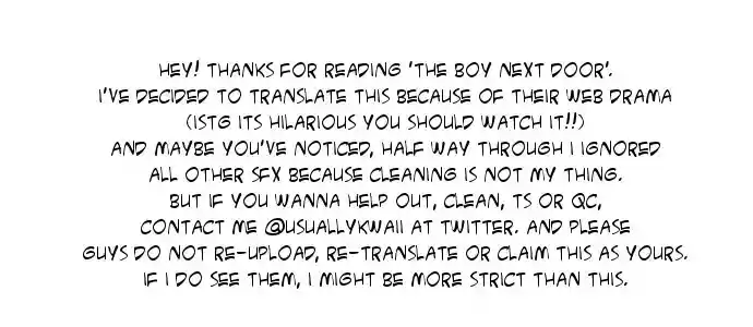 The Boy Next Door (Bae Chul Wan) Ch. 1