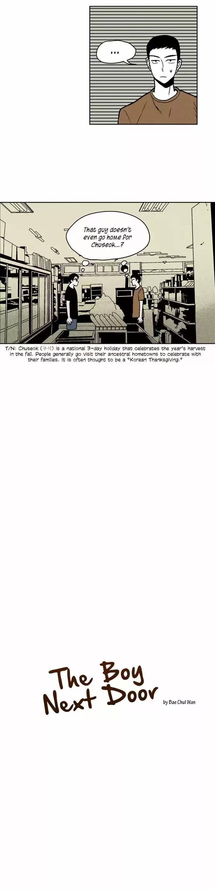 The Boy Next Door (Bae Chul Wan) Ch. 3