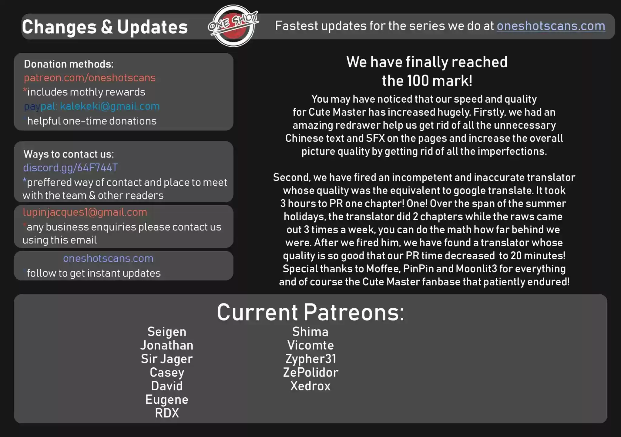 The Distinguished Cute Master Chapter 100