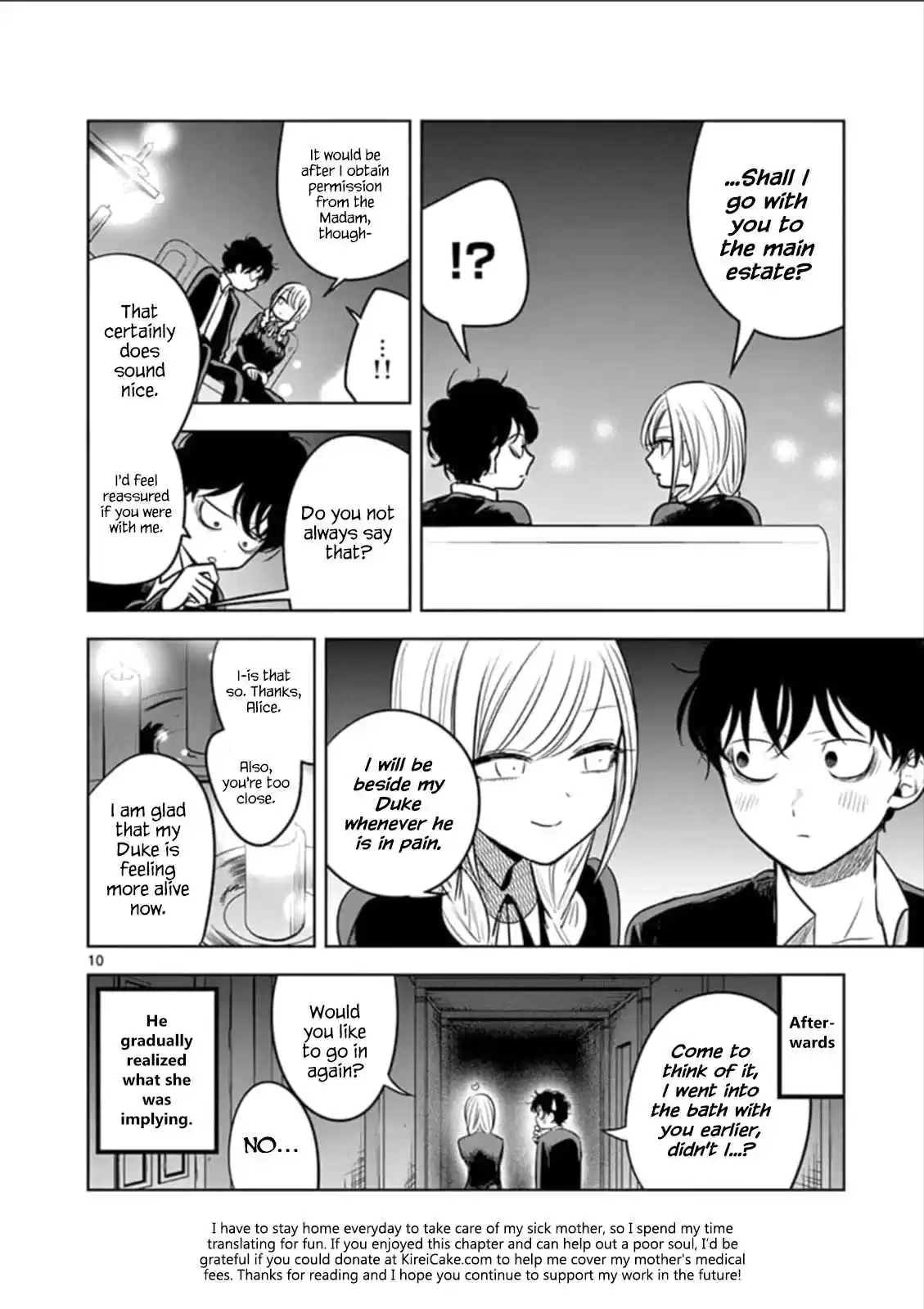 The Duke of Death and His Black Maid Ch. 63 Bath