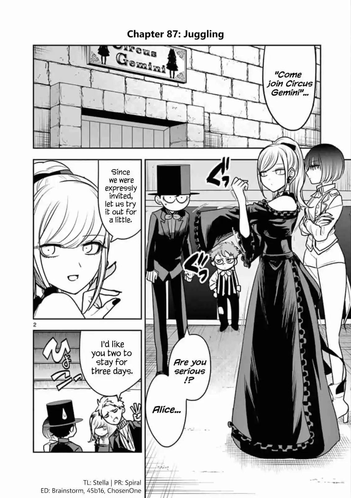 The Duke of Death and His Black Maid Ch. 87 Juggling