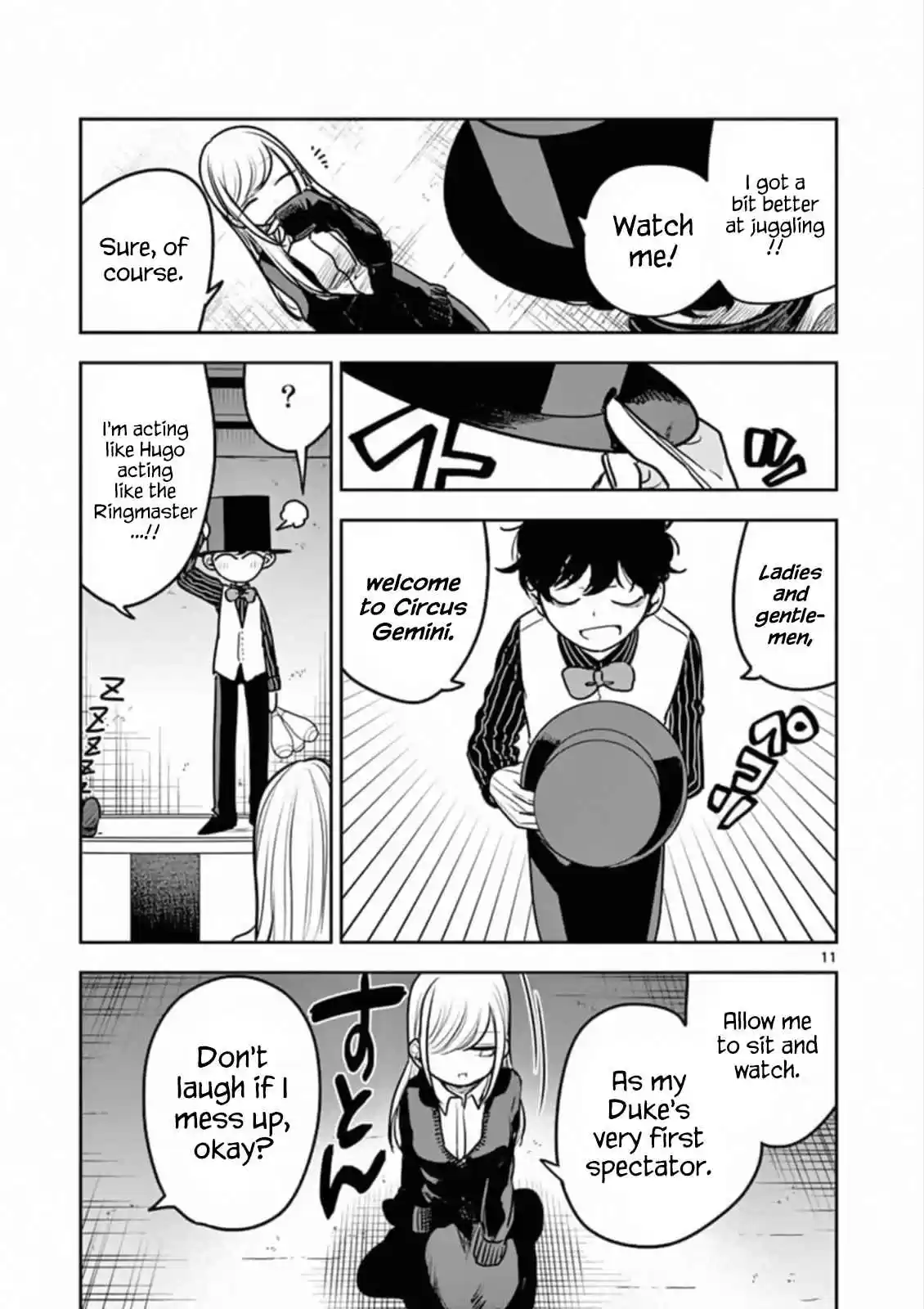 The Duke of Death and His Black Maid Ch. 87 Juggling