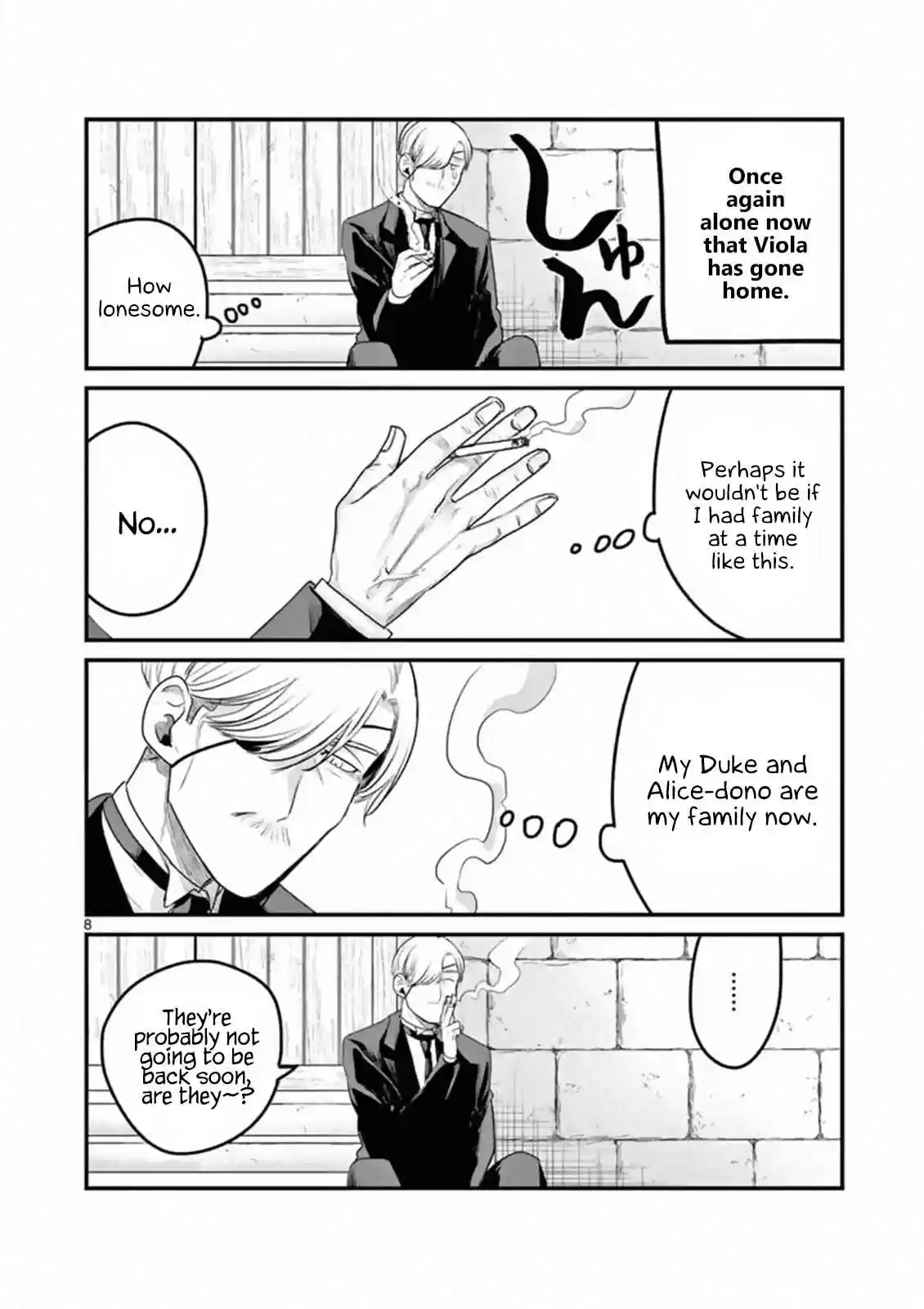The Duke of Death and His Black Maid Ch. 95 Welcome Home
