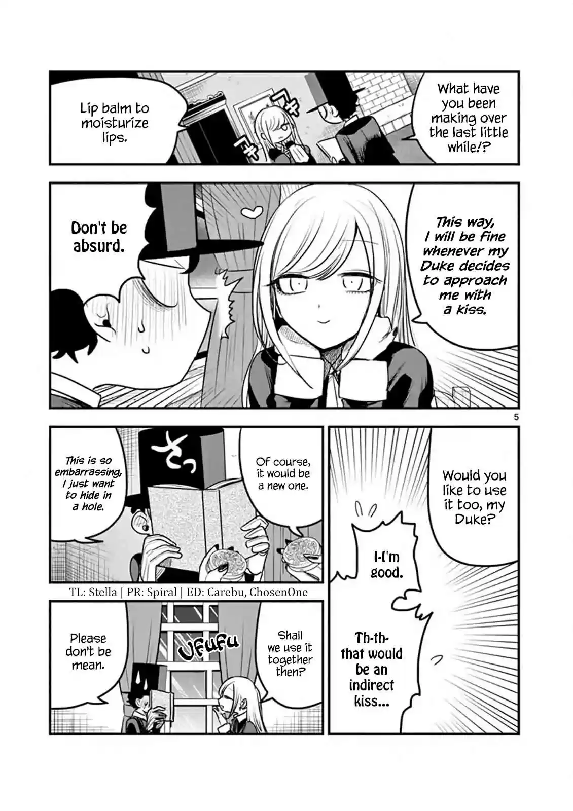 The Duke of Death and His Black Maid Vol. 7 Ch. 110 Kiss