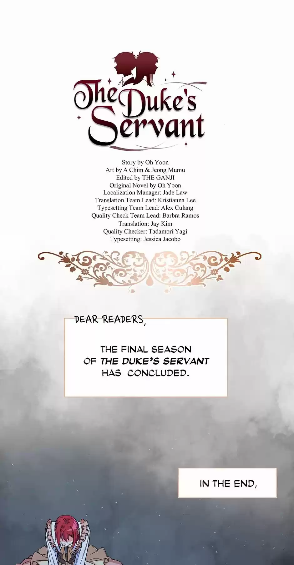 The Duke’S Servant Chapter 118 - Special Annoucement