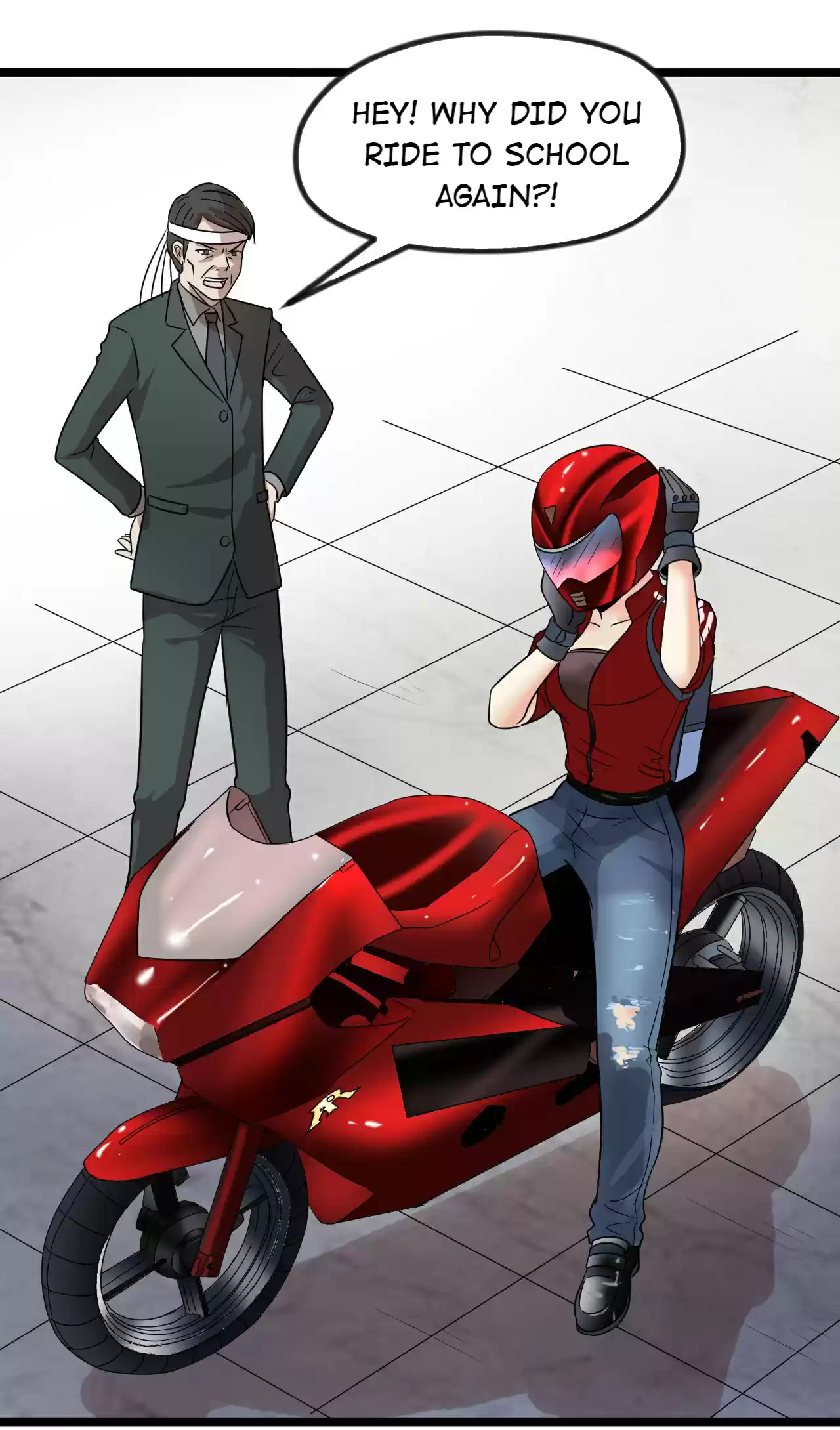 The Gangster Boss is 16 Again 13.0 Motorcycle Lady