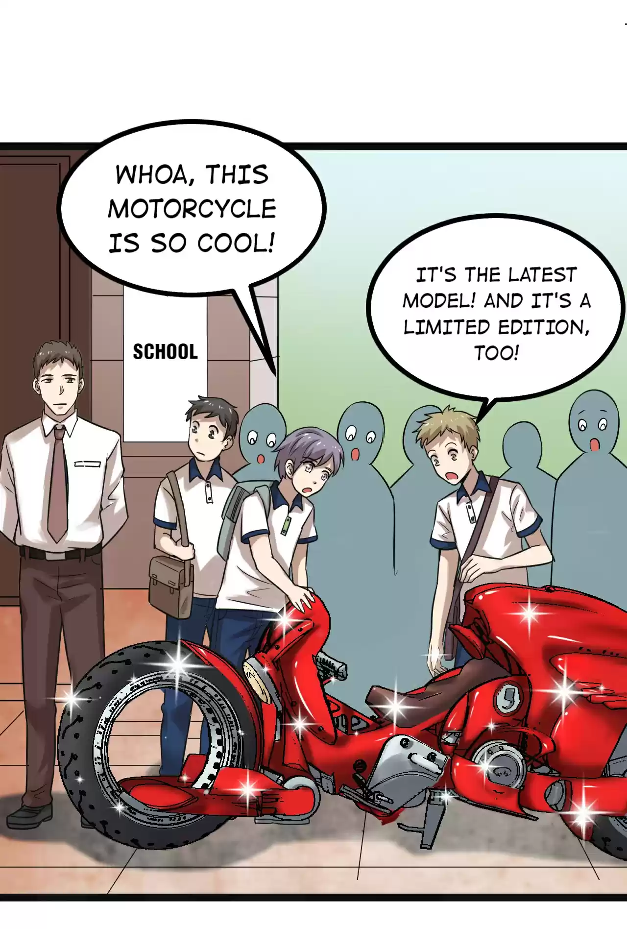 The Gangster Boss is 16 Again 20 He Gave Away Such An Expensive Motorcycle Just Like That?