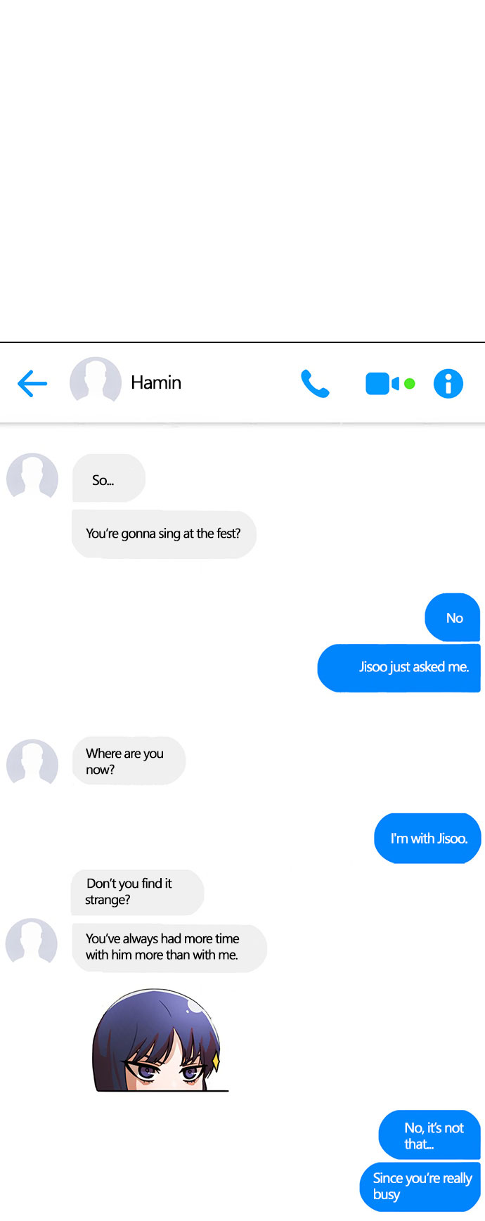 The Girl from Random Chatting! Ch. 123 Please