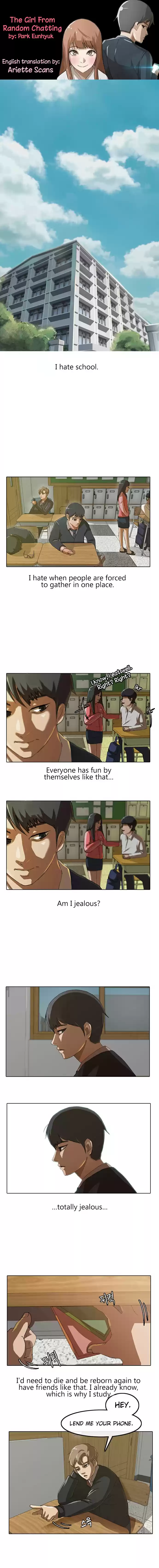 The Girl from Random Chatting! Vol. 1 Ch. 1 Coincidence