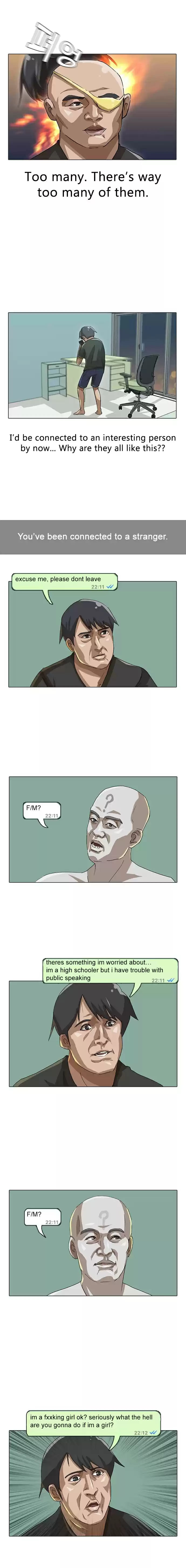 The Girl from Random Chatting! Vol. 2 Ch. 14 Fooled ya!