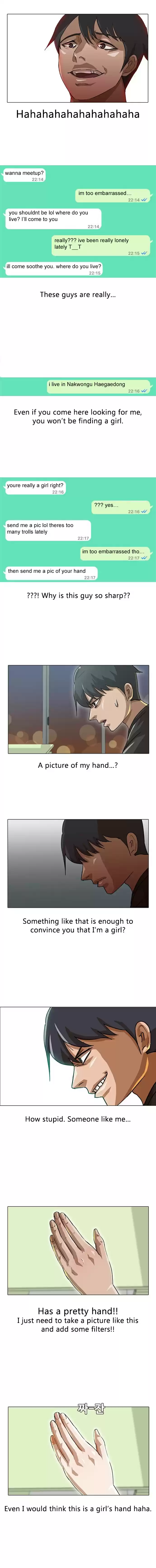 The Girl from Random Chatting! Vol. 2 Ch. 14 Fooled ya!