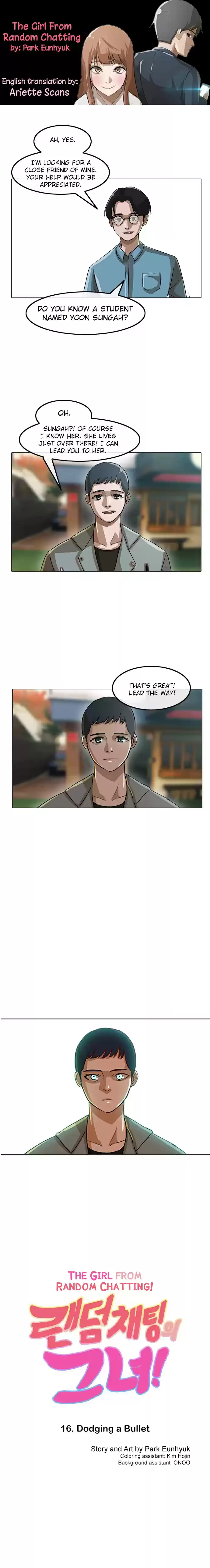 The Girl from Random Chatting! Vol. 2 Ch. 16 Dodging a Bullet