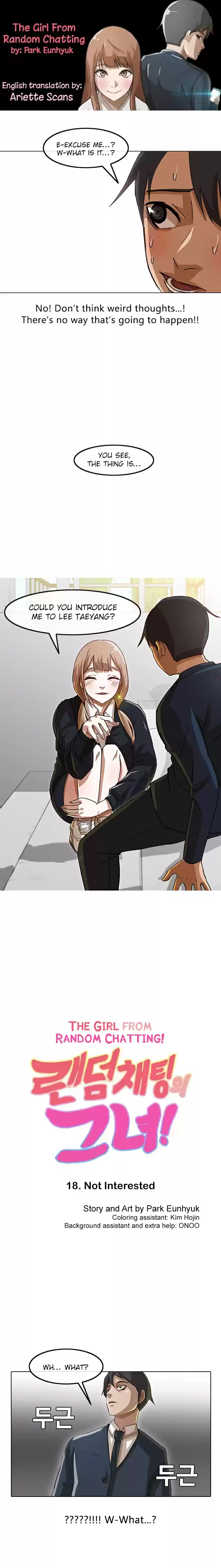 The Girl from Random Chatting! Vol. 2 Ch. 18 Not Interested