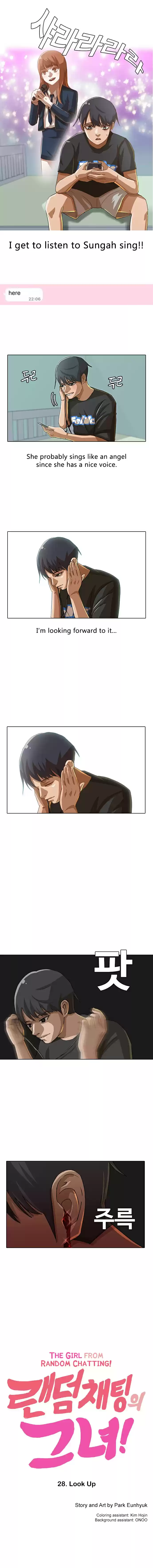 The Girl from Random Chatting! Vol. 3 Ch. 28 Look Up