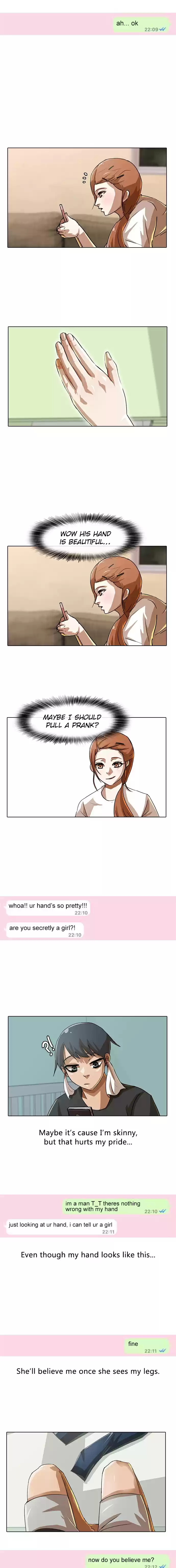 The Girl from Random Chatting! Vol. 3 Ch. 28 Look Up