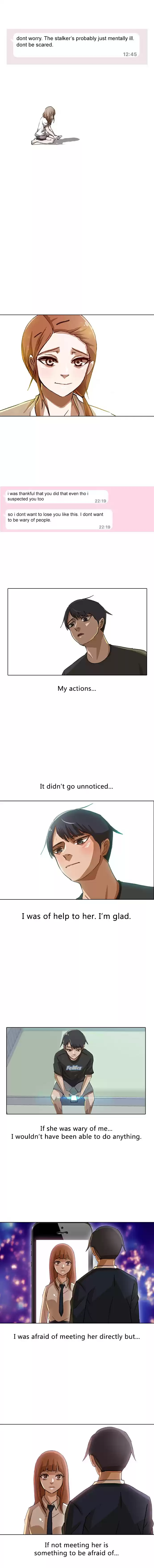 The Girl from Random Chatting! Vol. 3 Ch. 28 Look Up