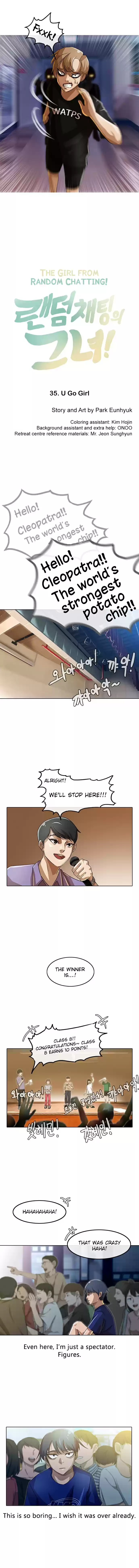 The Girl from Random Chatting! Vol. 3 Ch. 35 U Go Girl