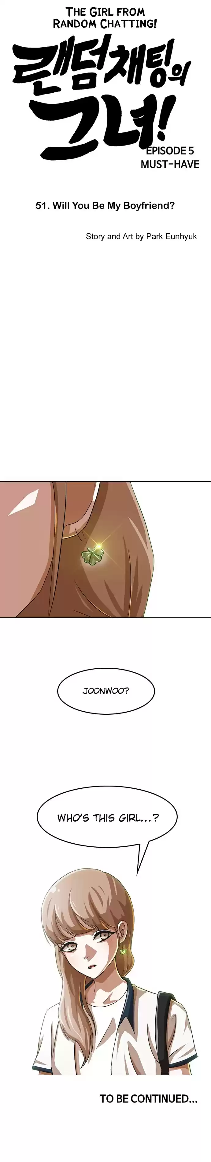 The Girl from Random Chatting! Vol. 5 Ch. 51 Will You Be My Boyfriend?