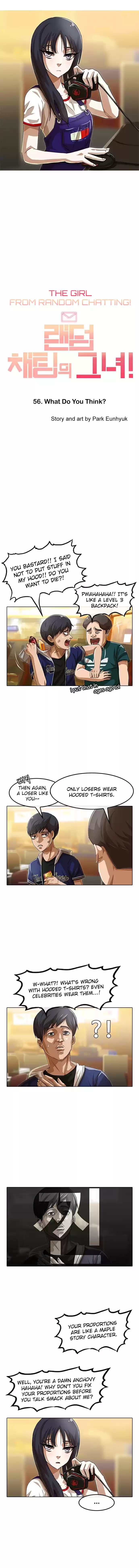 The Girl from Random Chatting! Vol. 6 Ch. 56 What Do You Think?