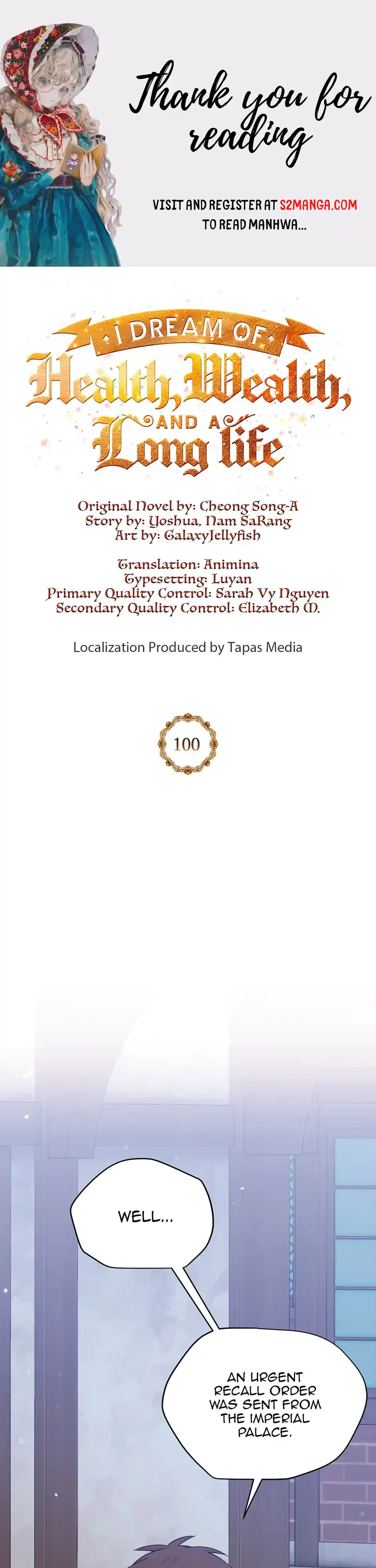 The Goal Is To Become A Gold Spoon So I Need To Be Completely Invulnerable Chapter 100