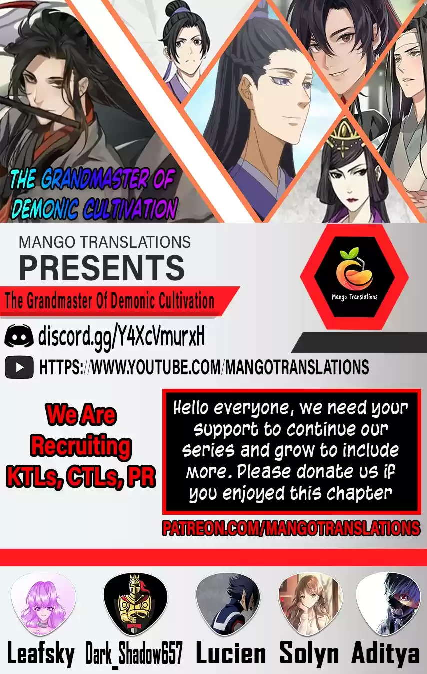 The Grandmaster Of Demonic Cultivation Chapter 165