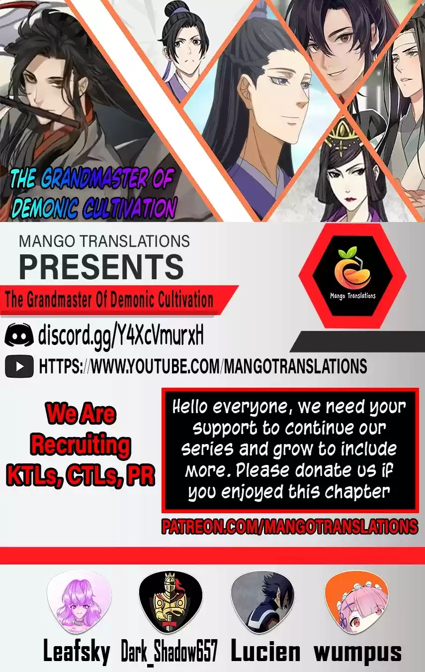 The Grandmaster Of Demonic Cultivation Chapter 171