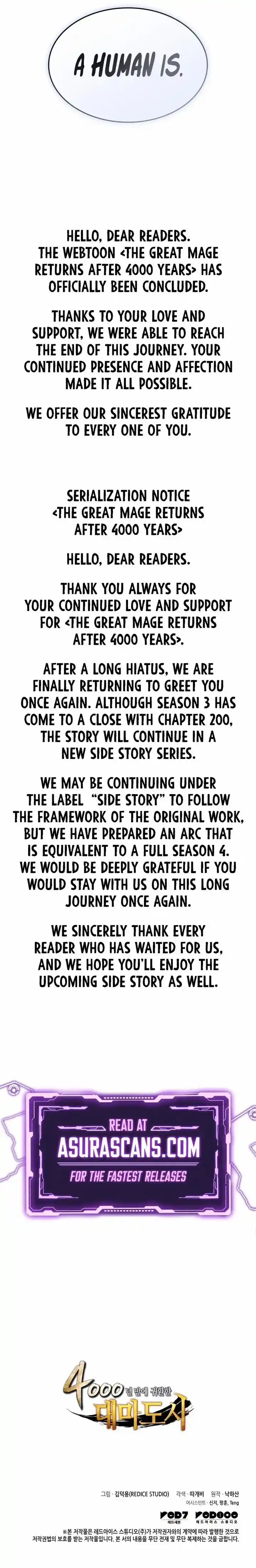 The Great Mage Returns After 4000 Years Ch.200