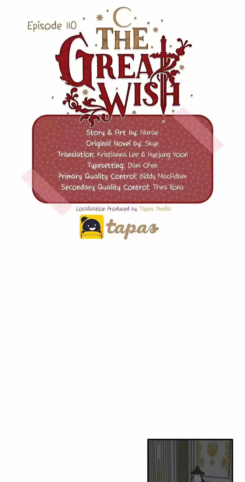 The Great Wish Chapter 110