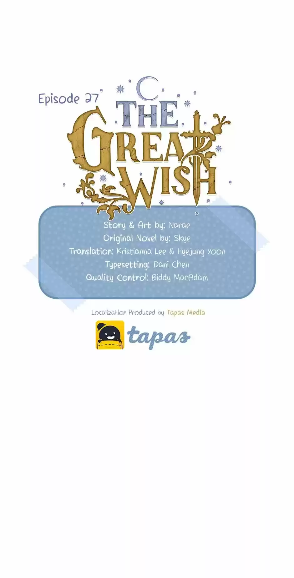 The Great Wish Chapter 27