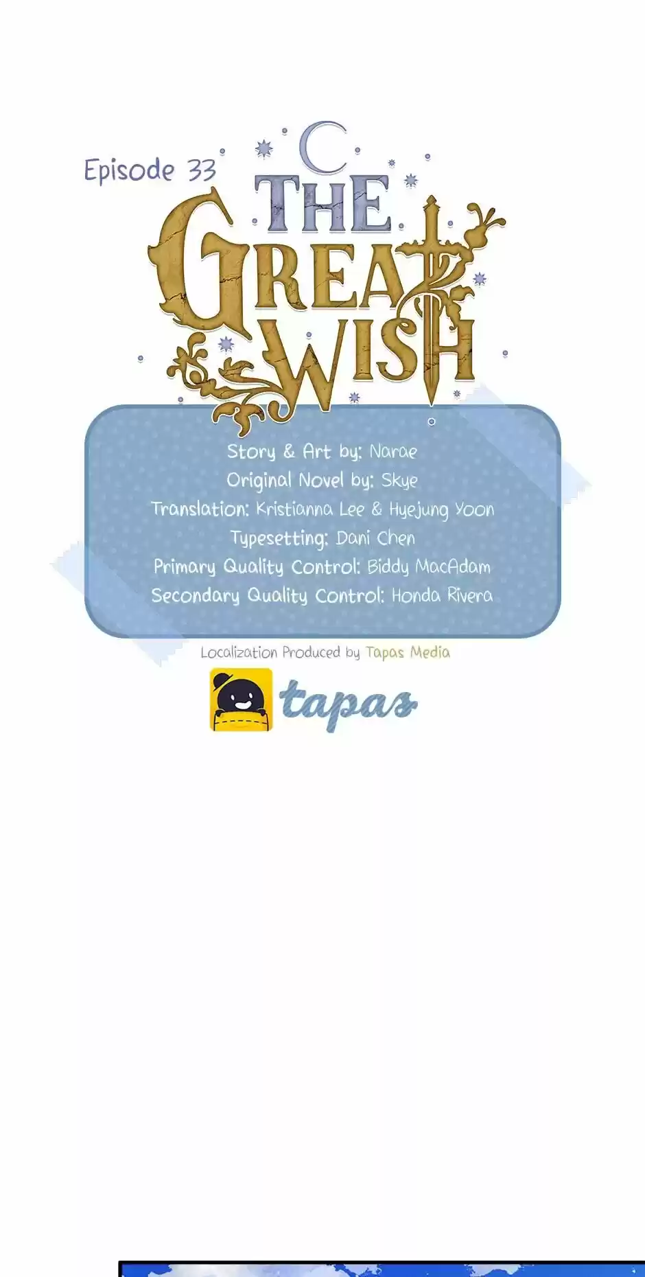 The Great Wish Chapter 33