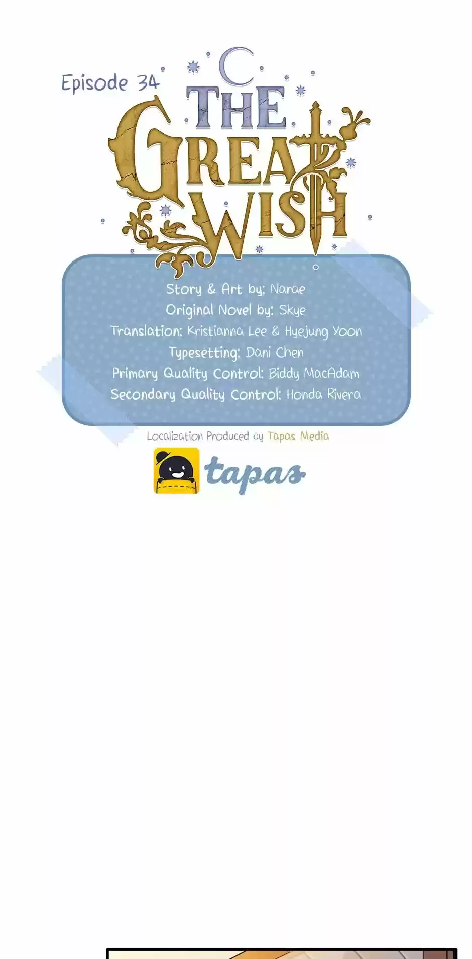 The Great Wish Chapter 34