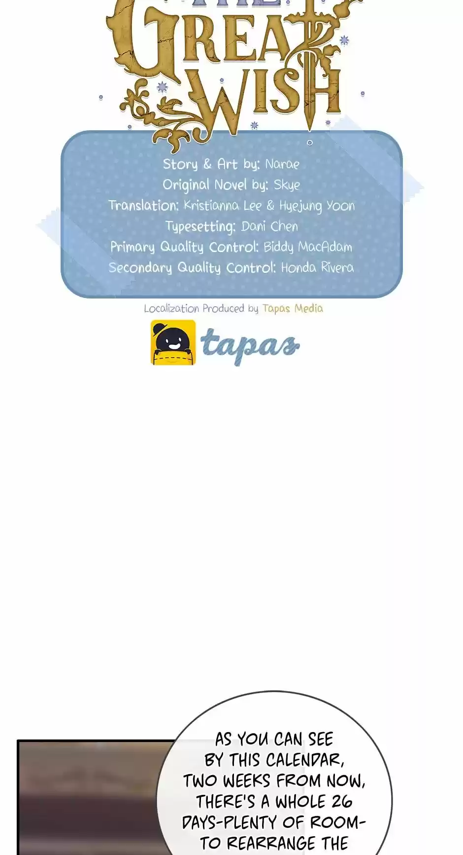 The Great Wish Chapter 40