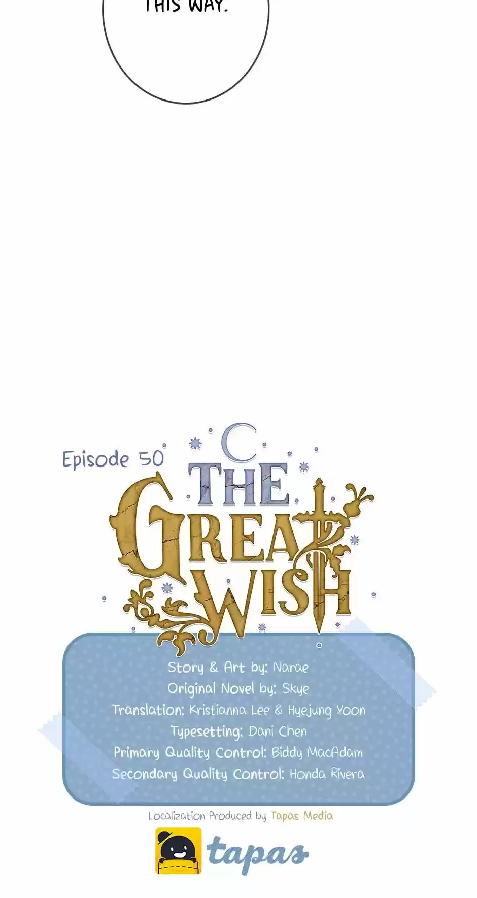 The Great Wish Chapter 50