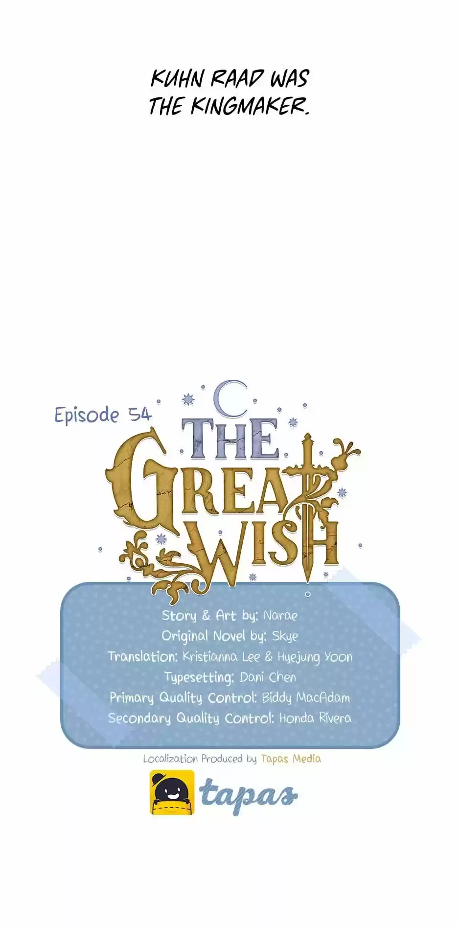 The Great Wish Chapter 54