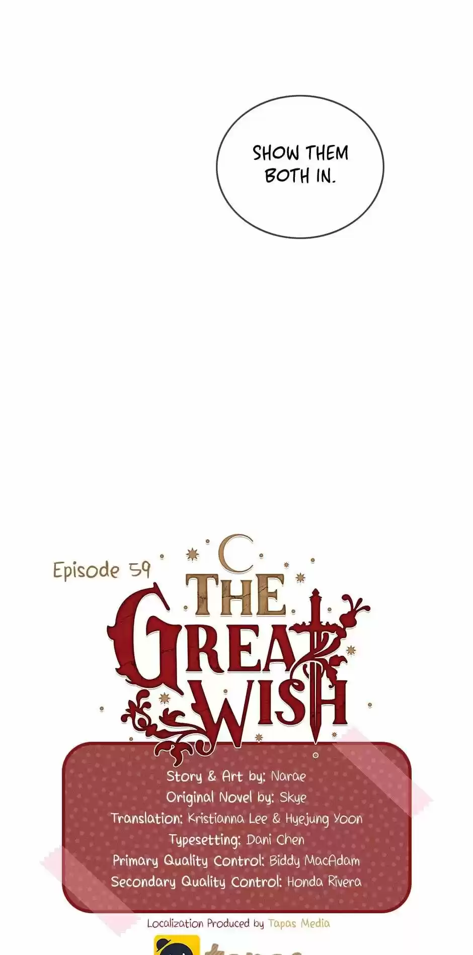 The Great Wish Chapter 59
