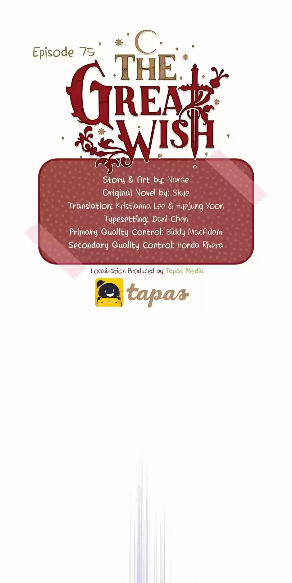 The Great Wish Chapter 75