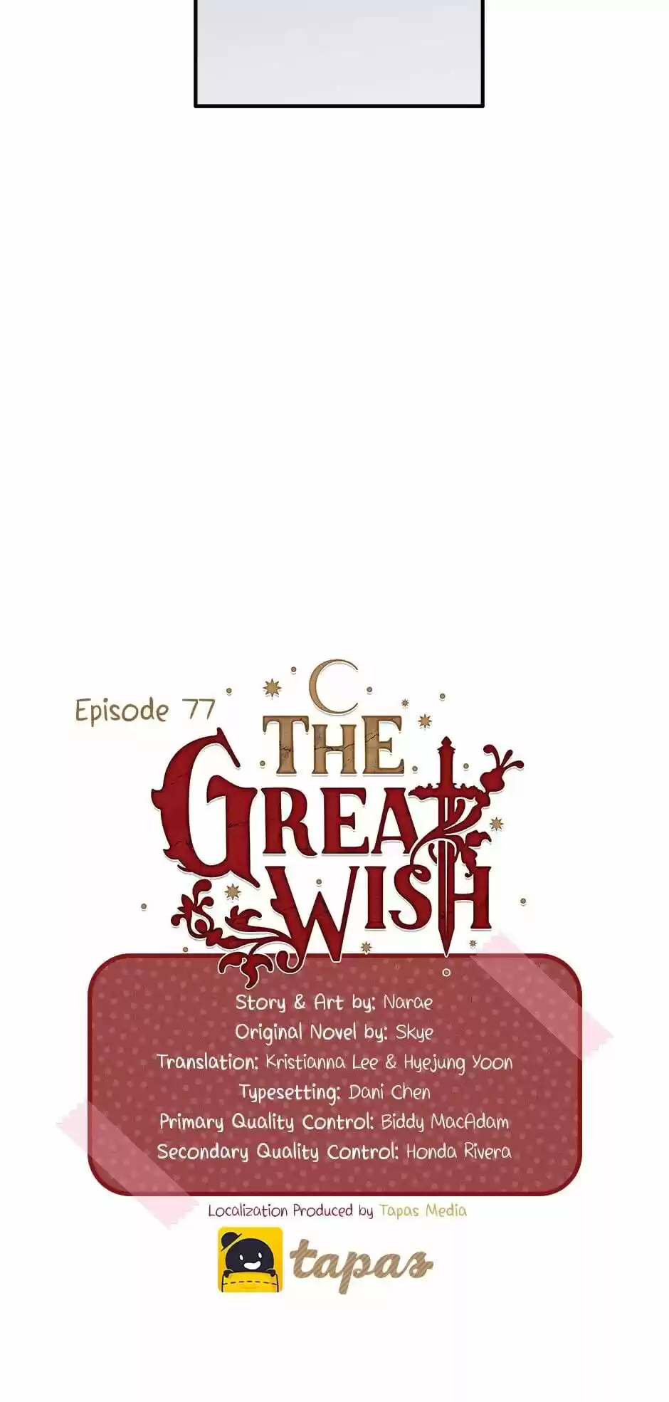 The Great Wish Chapter 77