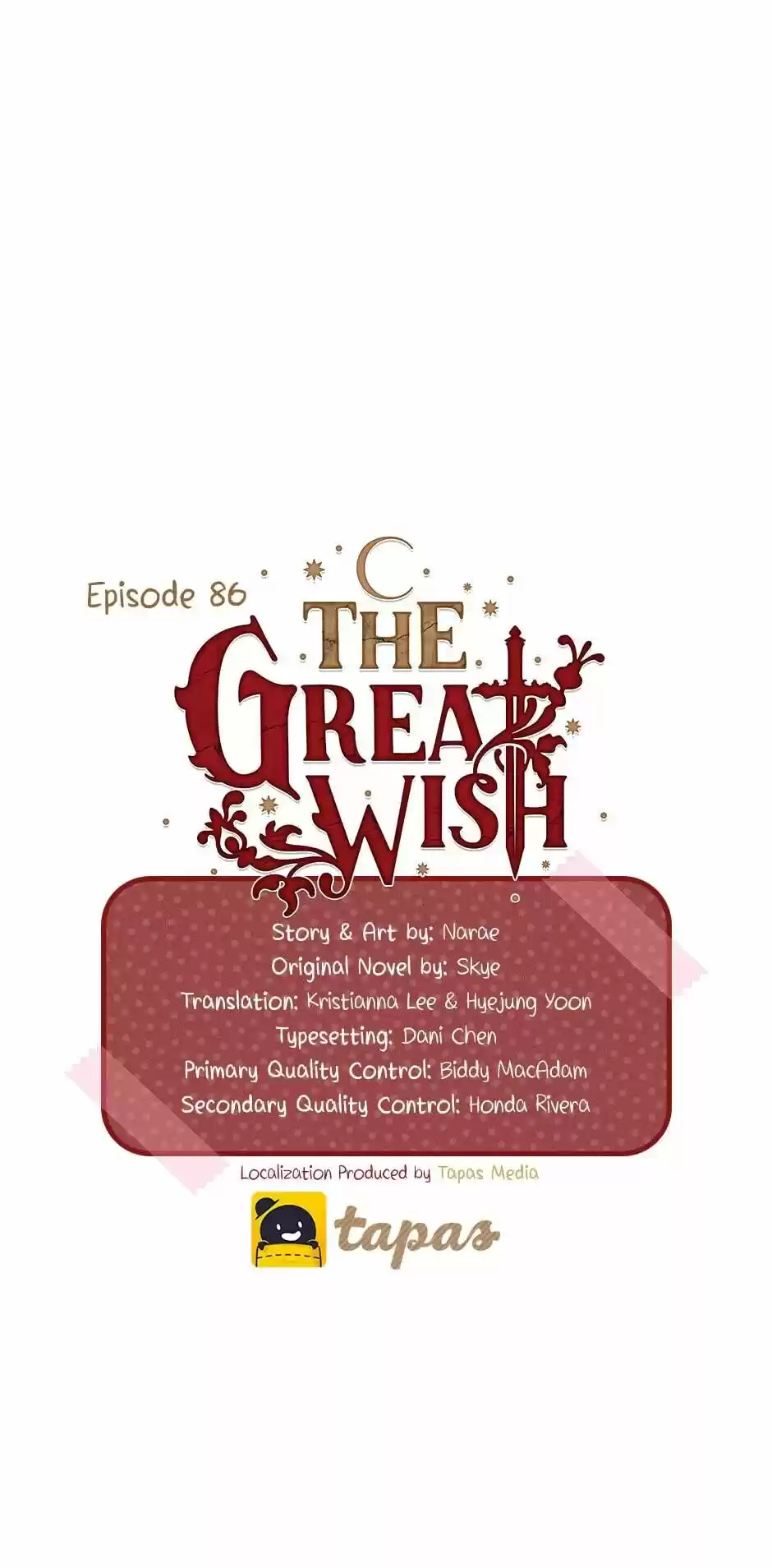 The Great Wish Chapter 86